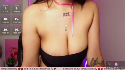 Snapshot of sampuckettbaby chatting on 03-06-25, 06:37 sampuckettbaby online show from 03-06-25, 06:37