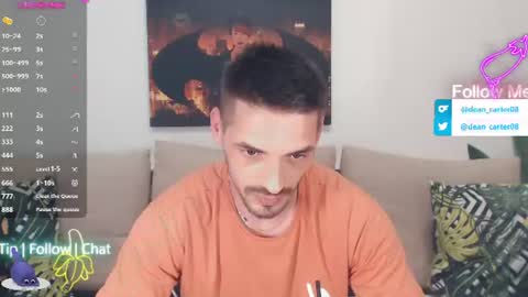 Snapshot of secret_sir chatting on 07-02-26, 10:38 Dean Carter online show from 07-02-26, 10:38