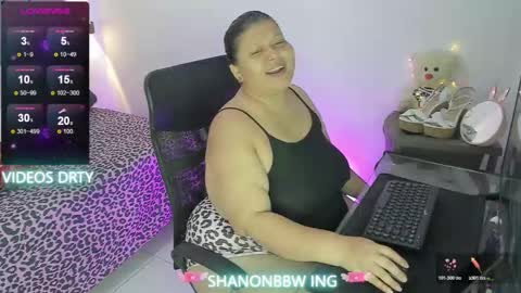 Snapshot of shannonbbw chatting on 11-20-25, 03:50 SHANNONBBW online show from 11-20-25, 03:50