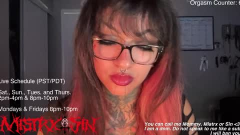 Mistrx Sin online show from 06-07-26, 12:15