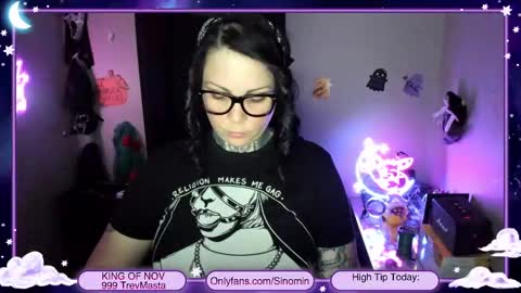 Sinomin online show from 11-22-25, 11:59