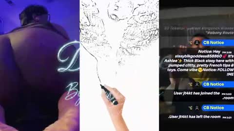 Sissyblkgoddess online show from 07-19-26, 08:01