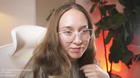 Snapshot of skarpio17 chatting on 01-26-25, 10:02 Im Scarlett ONLINE 5pm-10pm NYC time online show from 01-26-25, 10:02