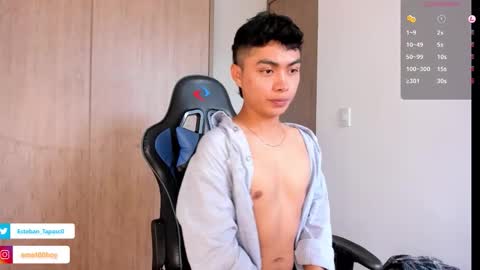 Snapshot of steven_twink07 chatting on 10-10-25, 09:14 Esteban online show from 10-10-25, 09:14