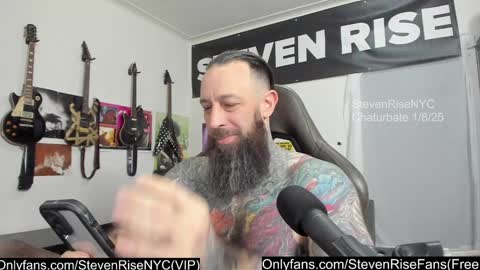 Snapshot of stevenrisenyc chatting on 01-08-25, 01:41 StevenRiseNYC online show from 01-08-25, 01:41