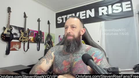 Snapshot of stevenrisenyc chatting on 01-08-25, 11:52 StevenRiseNYC online show from 01-08-25, 11:52