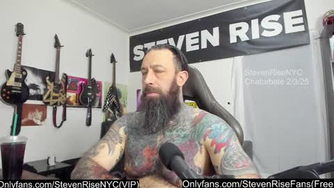 Snapshot of stevenrisenyc chatting on 02-03-25, 01:08 StevenRiseNYC online show from 02-03-25, 01:08