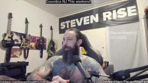 Snapshot of stevenrisenyc chatting on 10-23-25, 12:48 StevenRiseNYC online show from 10-23-25, 12:48