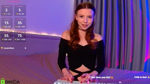 Snapshot of sweetmialissa chatting on 01-10-26, 07:37 MiaLotte online show from 01-10-26, 07:37