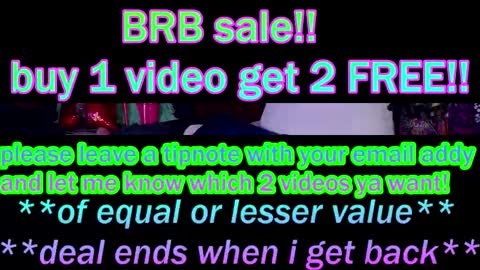 Ana Adrenal  online show from 12-05-25, 09:18