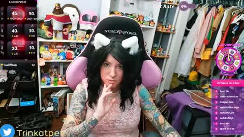 Snapshot of trinitykatze chatting on 09-08-25, 07:02 Trin Kat pet online show from 09-08-25, 07:02