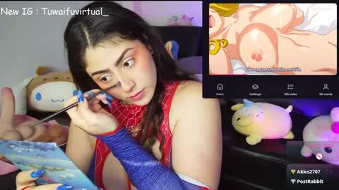 Snapshot of tuwaifuvirtual1 chatting on 01-10-26, 02:24 Tay online show from 01-10-26, 02:24