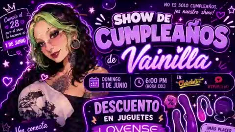 Vainilla Independent model online show from 06-21-26, 02:14