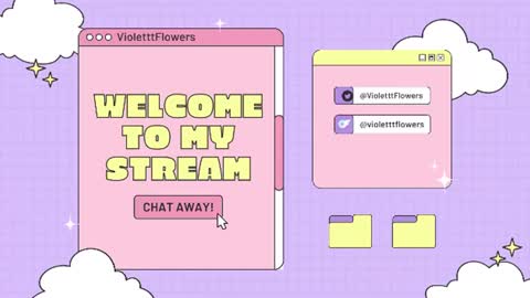 Snapshot of violetttflowers chatting on 07-20-26, 09:06 Violet Flowers online show from 07-20-26, 09:06