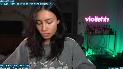 Snapshot of violishh chatting on 01-13-25, 04:18 follow me on twitter violishh and ig violishh  online show from 01-13-25, 04:18