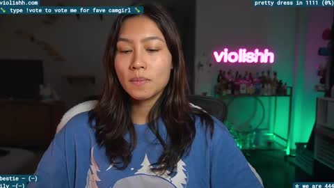 Snapshot of violishh chatting on 01-19-25, 03:18 follow me on twitter violishh and ig violishh  online show from 01-19-25, 03:18