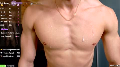 Snapshot of willyumx chatting on 01-22-25, 12:06 William Miguel online show from 01-22-25, 12:06