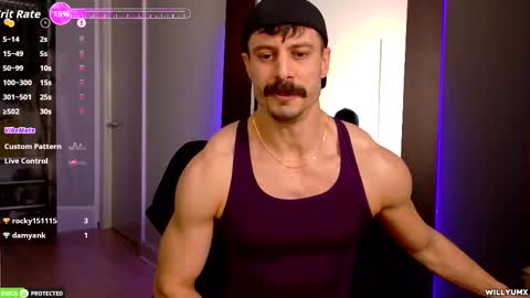 Snapshot of willyumx chatting on 12-16-25, 12:48 William Miguel online show from 12-16-25, 12:48