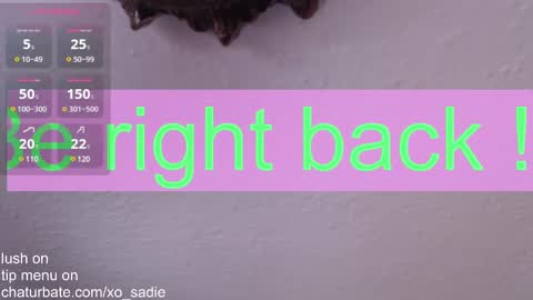 Xo Sadie online show from 02-09-25, 09:49