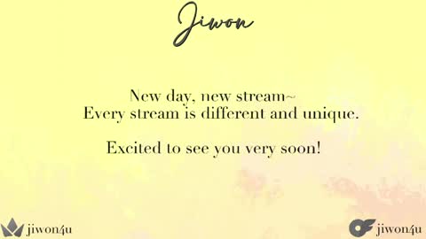 J i w o n   online show from 05-25-26, 08:26