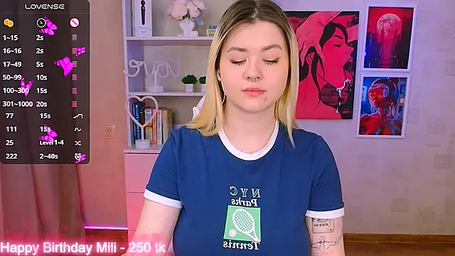 cutie mili online show from 01-27-25, 02:02