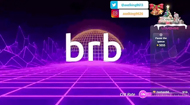 AxelKing1326 online show from 12-25-24, 12:59