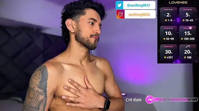 AxelKing1326 online show from 01-03-25, 10:29