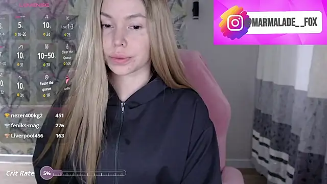 Marmalade Fox online show from 04-13-26, 10:48