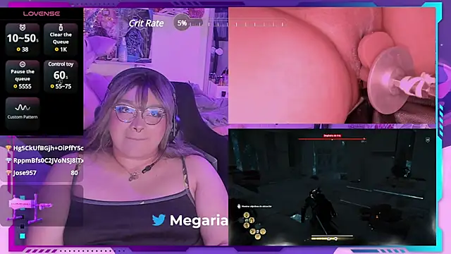 MegariaB online show from 01-25-25, 07:38