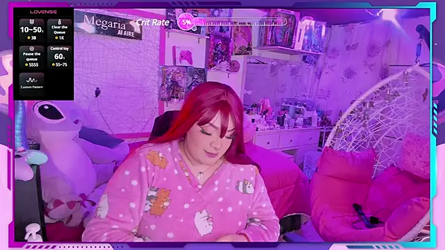 MegariaB online show from 02-19-25, 05:05