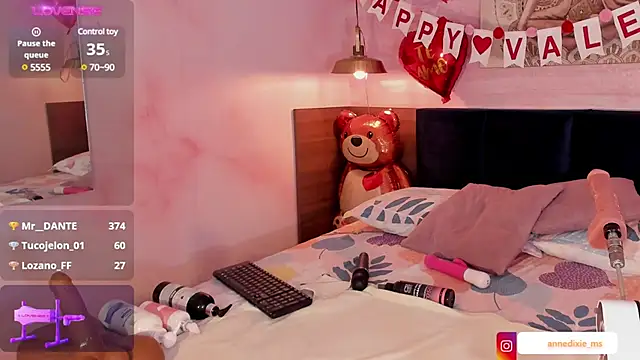 AnneDixie online show from 02-13-25, 09:20