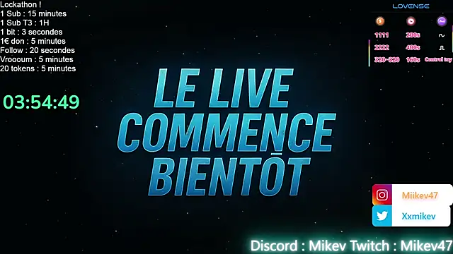 Snapshot of Mikev chatting on 10-06-25, 06:05 Mikev online show from 10-06-25, 06:05