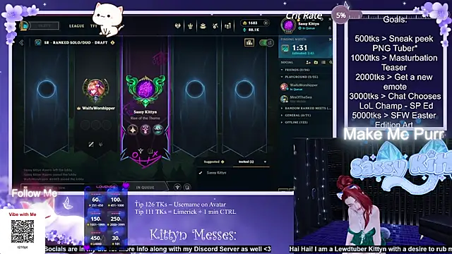 SassyKittyn online show from 03-17-25, 07:02