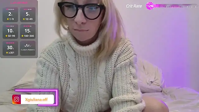 Snapshot of Giuliana_baby chatting on 01-09-25, 05:54 Giuliana baby online show from 01-09-25, 05:54