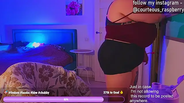 courteous raspberrry online show from 01-21-25, 01:54