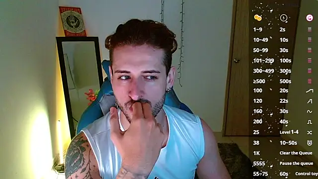 Snapshot of Ares_blue chatting on 02-04-25, 10:43 Ares blue online show from 02-04-25, 10:43