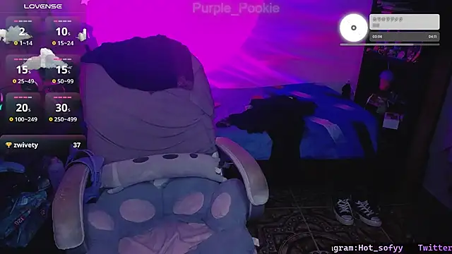 Purple Pookie online show from 01-05-25, 06:35