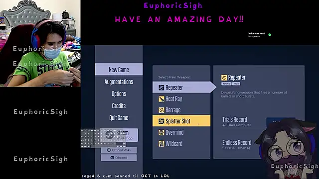 EuphoricSigh online show from 07-14-26, 04:39