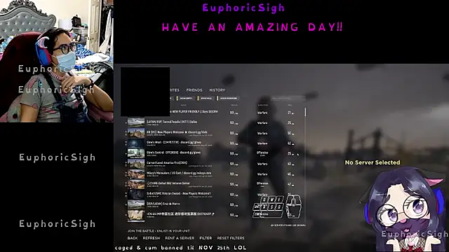 EuphoricSigh online show from 07-28-26, 03:13