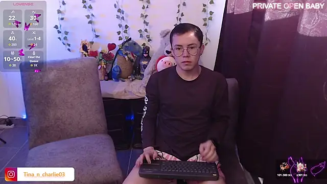 Snapshot of Tina_4_Charlie chatting on 12-03-25, 12:14 Tina 4 Charlie online show from 12-03-25, 12:14