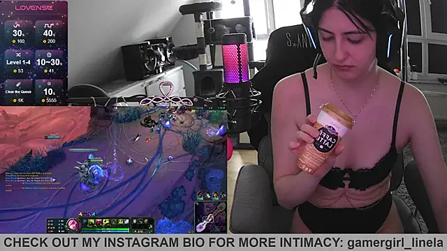 Gamergirl-Linela online show from 07-12-26, 03:14