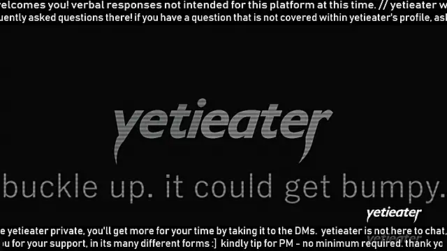 Snapshot of yetieater chatting on 05-24-26, 05:07 yetieater online show from 05-24-26, 05:07