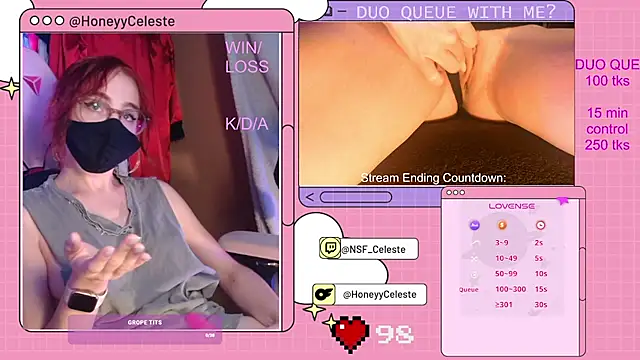 Snapshot of HoneyyCeleste chatting on 09-23-25, 09:40 HoneyyCeleste online show from 09-23-25, 09:40