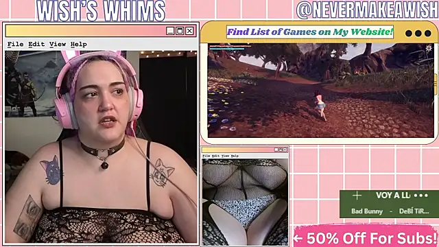 Snapshot of nevermakeawish chatting on 05-29-26, 10:02 nevermakeawish online show from 05-29-26, 10:02