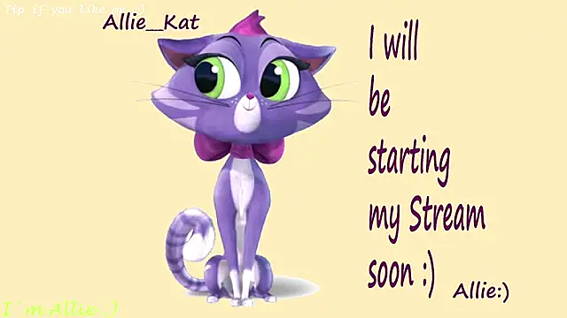 Snapshot of Allie_Kat chatting on 07-18-26, 02:54 Allie Kat online show from 07-18-26, 02:54