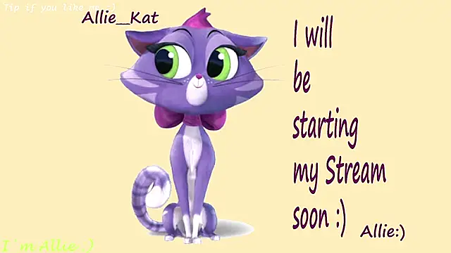 Snapshot of Allie_Kat chatting on 08-02-26, 01:31 Allie Kat online show from 08-02-26, 01:31