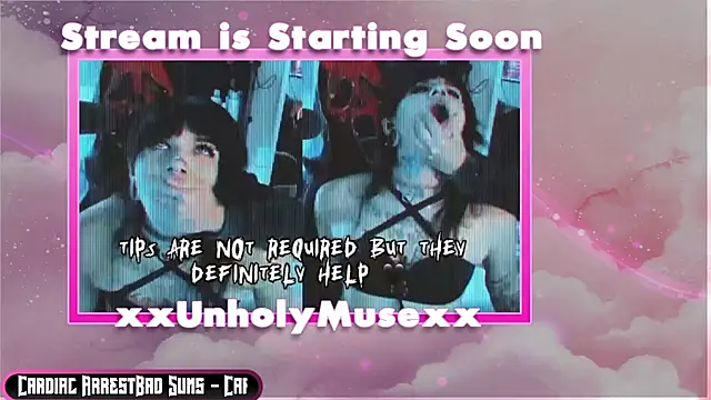 Snapshot of xxunholymusexx chatting on 07-27-26, 09:00 xxunholymusexx online show from 07-27-26, 09:00