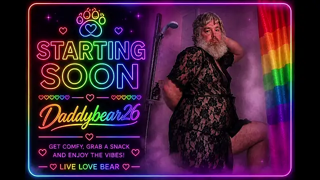 Snapshot of Daddybear26 chatting on 06-30-26, 02:29 Daddybear26 online show from 06-30-26, 02:29