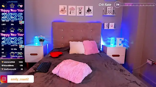 Snapshot of EmilyCoast-1 chatting on 01-28-25, 03:25 EmilyCoast-1 online show from 01-28-25, 03:25