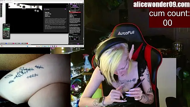 alicewonder09 online show from 01-31-25, 07:39